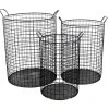Baskets & Boxes-Kirkland's Home Green And Tan Woven Basket With Tassel, 19 In. Green/Tan