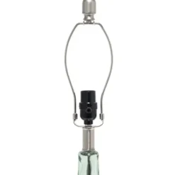 Table Lamps-Kirkland's Home Green Glass Ripple Table Lamp White