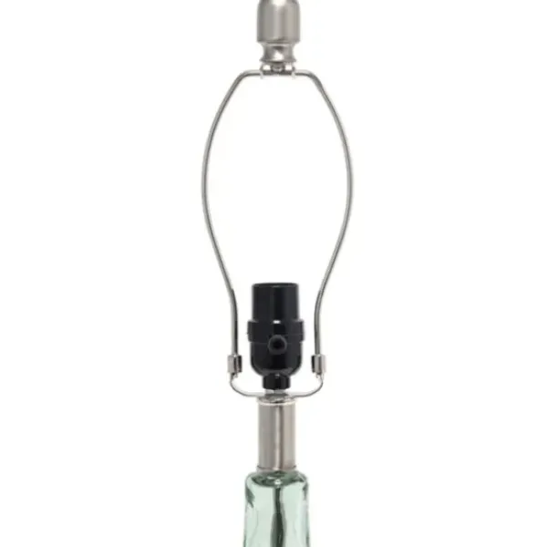 Table Lamps-Kirkland's Home Green Glass Ripple Table Lamp White
