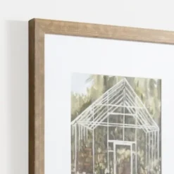 Framed Art-Kirkland's Home Greenhouse Garden Framed Art Prints, Set Of 2 Green/White/Brown
