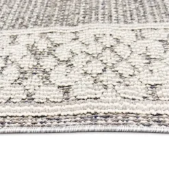 Outdoor Rugs-Kirkland's Home Gretchen Tribal Outdoor Area Rug, 5X8 Gray