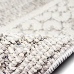 Outdoor Rugs-Kirkland's Home Gretchen Tribal Outdoor Area Rug, 5X8 Gray