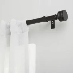 Curtain Rods & Hardware-Kirkland's Home Gunmetal Open Sphere Curtain Rod, 120 In.