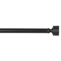 Curtain Rods & Hardware-Kirkland's Home Gunmetal Open Sphere Curtain Rod, 120 In.