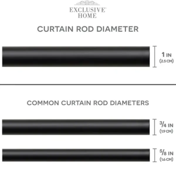 Curtain Rods & Hardware-Kirkland's Home Gunmetal Open Sphere Curtain Rod, 120 In.
