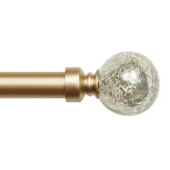 Curtain Rods & Hardware-Kirkland's Home Gunmetal Open Sphere Curtain Rod, 72 In.