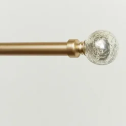 Curtain Rods & Hardware-Kirkland's Home Gunmetal Open Sphere Curtain Rod, 72 In.