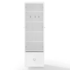 Cabinets & Sideboards-Kirkland's Home Halie White Wood 2-Door Pantry Closet