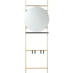 Wall Storage-Kirkland's Home Hall And Entryway Ladder Wall Organizer