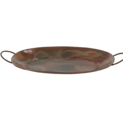 Decorative Trays-Kirkland's Home Hammered Copper 3-Pc. Iridescent Tray Set Brown