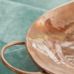 Decorative Trays-Kirkland's Home Hammered Copper 3-Pc. Iridescent Tray Set Brown