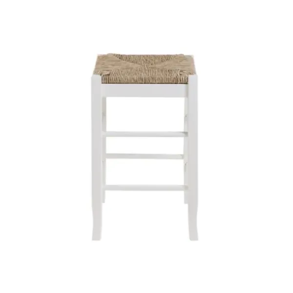 Bar Stools & Counter Height Stools-Kirkland's Home Handwoven Counter Stool White