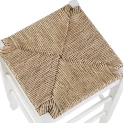 Bar Stools & Counter Height Stools-Kirkland's Home Handwoven Counter Stool White