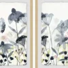 Framed Art-Kirkland's Home Happy Garden Diptych Framed Art Prints, Set Of 2 Blue/Red/Green