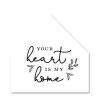 Wall Quotes & Signs-Kirkland's Home Heart Is Home House Shaped Canvas Art Print White/Black