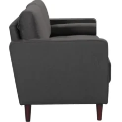 Sofas & Loveseats-Kirkland's Home Heather Chelsea Modern Loveseat Gray
