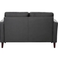 Sofas & Loveseats-Kirkland's Home Heather Chelsea Modern Loveseat Gray