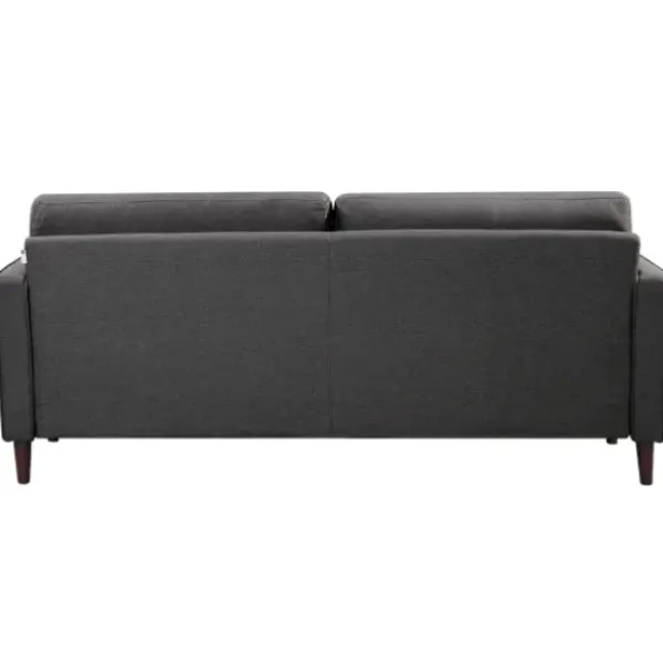 Sofas & Loveseats-Kirkland's Home Heather Chelsea Modern Sofa Gray