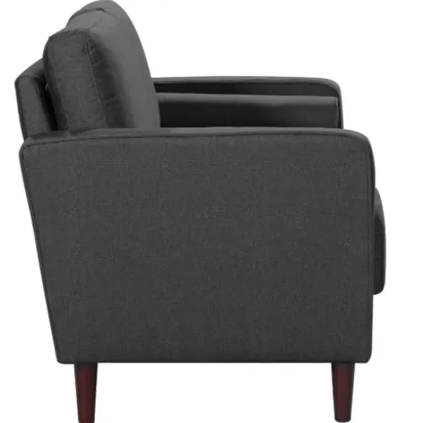 Sofas & Loveseats-Kirkland's Home Heather Chelsea Modern Sofa Gray