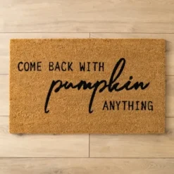 Doormats-Kirkland's Home Hello Buffalo Check Doormat Tan/Black