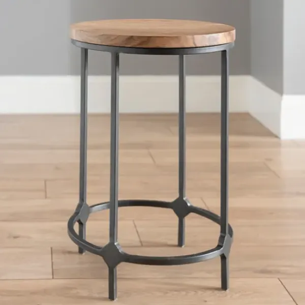 Accent & End Tables-Kirkland's Home Henley Side Table Brown/Black