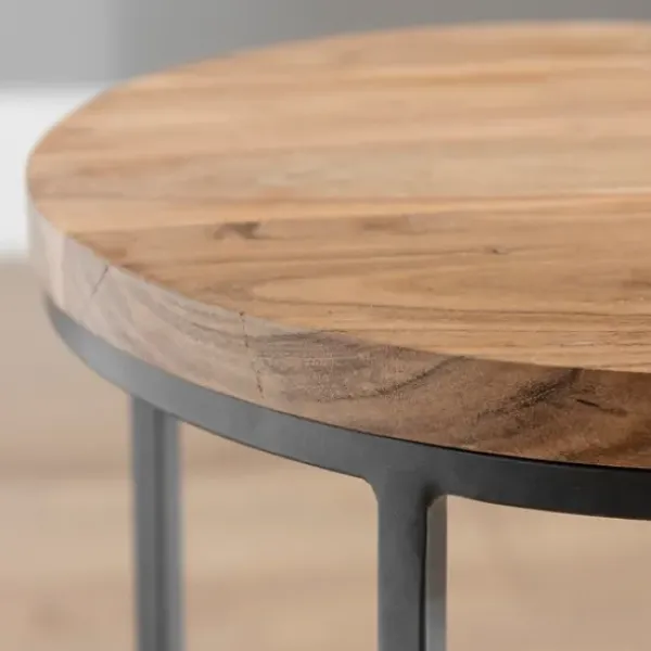 Accent & End Tables-Kirkland's Home Henley Side Table Brown/Black
