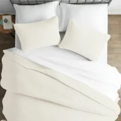 Bedspreads & Coverlets-Kirkland's Home Herringbone Quilted 3-Pc. Queen Coverlet Set Ivory