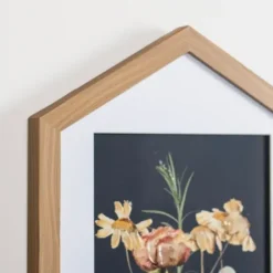 Framed Art-Kirkland's Home Hexagon Floral Framed Art Prints, Set Of 2 Blue