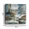 Canvas Art-Kirkland's Home High Tide Abstract Giclee Canvas Art Print White/Gray/Brown/Blue