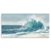 Canvas Art-Kirkland's Home High Waves Giclee Canvas Art Print Blue