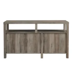 Tv Stands & Media Consoles-Kirkland's Home Highboy Barn Door Tv Stand Gray