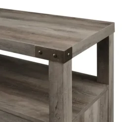 Tv Stands & Media Consoles-Kirkland's Home Highboy Barn Door Tv Stand Gray