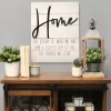 Wall Quotes & Signs-Kirkland's Home Home Metal On Shiplap Wall Plaque White/Black