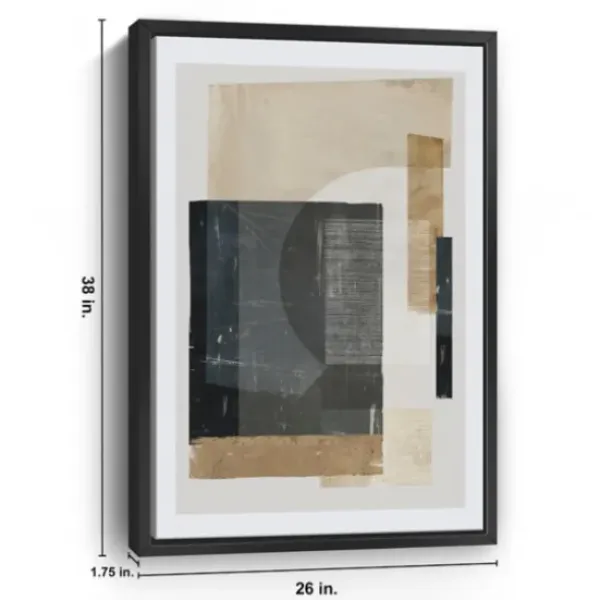 Framed Art-Kirkland's Home Hometown Glory I Framed Canvas At Print White/Tan/Black