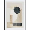 Framed Art-Kirkland's Home Hometown Glory Ii Framed Canvas At Print White/Tan/Black