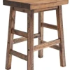 Bar Stools & Counter Height Stools-Kirkland's Home Honey Saddle Seat Wood Counter Stool Brown