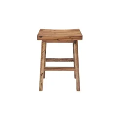 Bar Stools & Counter Height Stools-Kirkland's Home Honey Saddle Seat Wood Counter Stool Brown