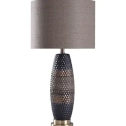 Table Lamps-Kirkland's Home Honeycomb Bronze And Gold Table Lamp Gold/Brown