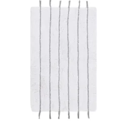 Bathroom Rugs-Kirkland's Home Hot Asymmetrical Cotton Bath Mat, 24 In. Pink