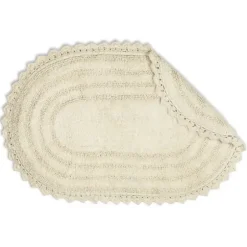 Bathroom Rugs-Kirkland's Home Hot Asymmetrical Cotton Bath Mat, 45 In. Pink
