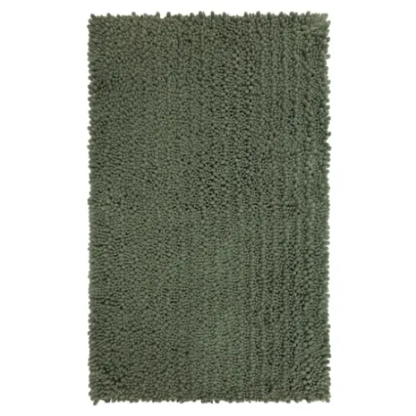 Bathroom Rugs-Kirkland's Home Hot Asymmetrical Cotton Bath Mat, 60 In. Pink