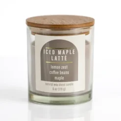 Candles-Kirkland's Home Iced Maple Latte Jar Candle Brown