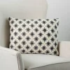 Pillows-Kirkland's Home Ida Printed Lumbar Pillow Ivory/Black