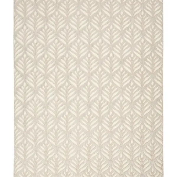 Outdoor Rugs-Kirkland's Home Ikat Coral Sunset Outdoor Area Rug, 5X7 Red/Gray/Yellow