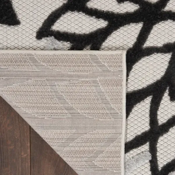 Outdoor Rugs-Kirkland's Home Ikat Diamond Green Outdoor Area Rug, 5X7 Green/White/Yellow