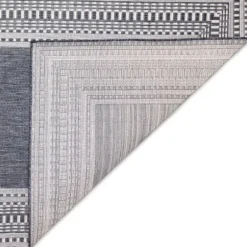 Outdoor Rugs-Kirkland's Home Ikat Diamond Sunset Outdoor Area Rug, 5X7 Red/Yellow/White