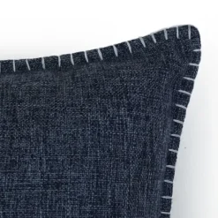Pillows-Kirkland's Home Indigo Chunky Weave Pillows, Set Of 2 Blue