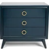 Dressers & Chests-Kirkland's Home Indigo 3-Drawer Wood Chest Blue