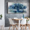 Framed Art-Kirkland's Home Indigo Tree Of Life Light Gray Framed Art Print Blue/Gray