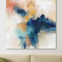 Canvas Art-Kirkland's Home Infinity Giclee Canvas Art Print Blue/White